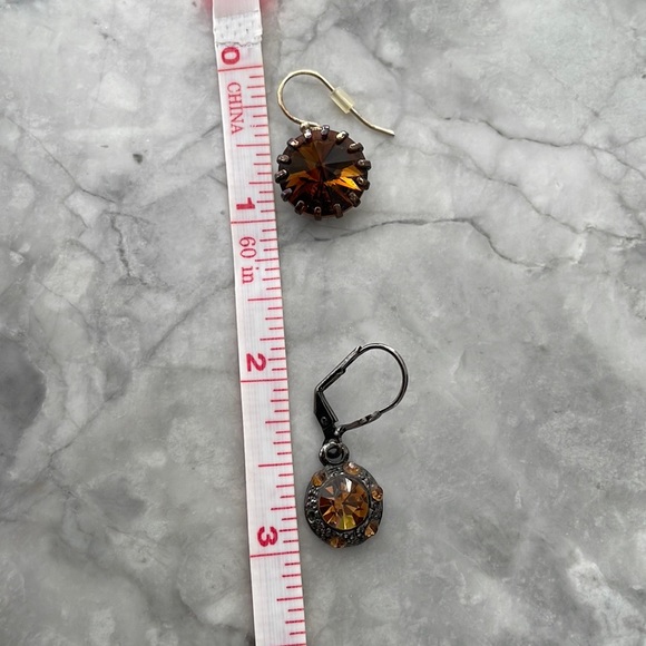 Jewelry Bundle.  Amber coloured stones. - Picture 4 of 5